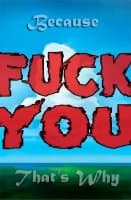 «fuckyouthatswhy» sticker set