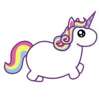 «Unicorni x Sara» sticker set