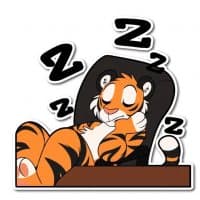 «Tiger» sticker set