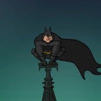 «Batmetal-by msj ,ssn» sticker set