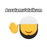 «MuslimEmojiWithText» sticker set