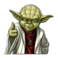 «Yoda» sticker set