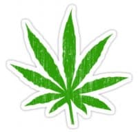 «Weed» sticker set