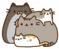 «Pusheen» sticker set