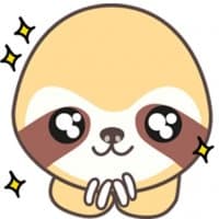 «Sloth» sticker set