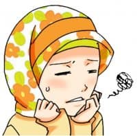«Hijabs stickers» sticker set