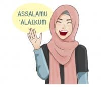 «Gorgeous Hijab Girl» sticker set