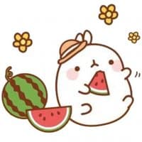 «Molang» sticker set