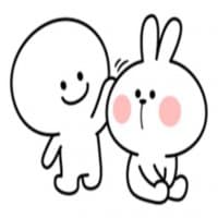 «Spoiled rabbit» sticker set