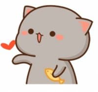 «Mochi Peach Cat 2 @SpoiledRabbits» sticker set