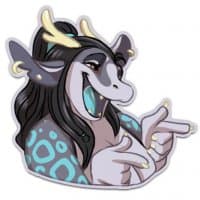 «AmpDragoness» sticker set