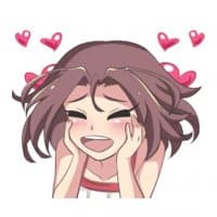 «Lily & Marigold In Love Animated @Nekosticker» sticker set