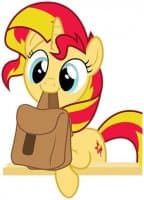 «Sunset Shimmer» sticker set