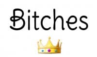 «Bitches» sticker set