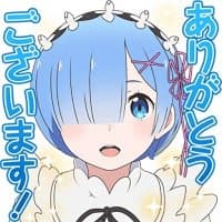 «Re:ZERO – Rem Special Stickers» sticker set