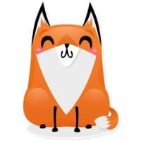 «Foxy» sticker set