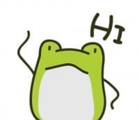 «Keko the frog» sticker set
