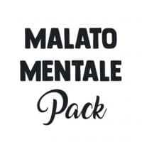 «Malato Mentale» sticker set