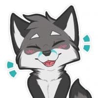 «Icefox» sticker set