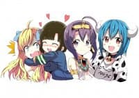 «Jashin-chan» sticker set