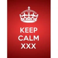 «Keep Calm for Adults» sticker set