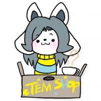 «Temmie» sticker set