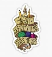 «Dnd» sticker set