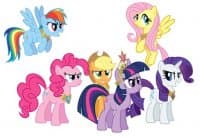 «my little pony» sticker set