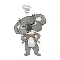 «Koala» sticker set