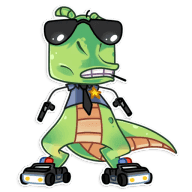 «The almost good Dinosaur» sticker set