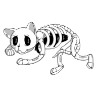 «Bonycat» sticker set