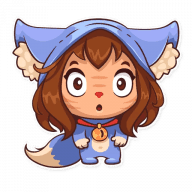«Ms Paws» sticker set